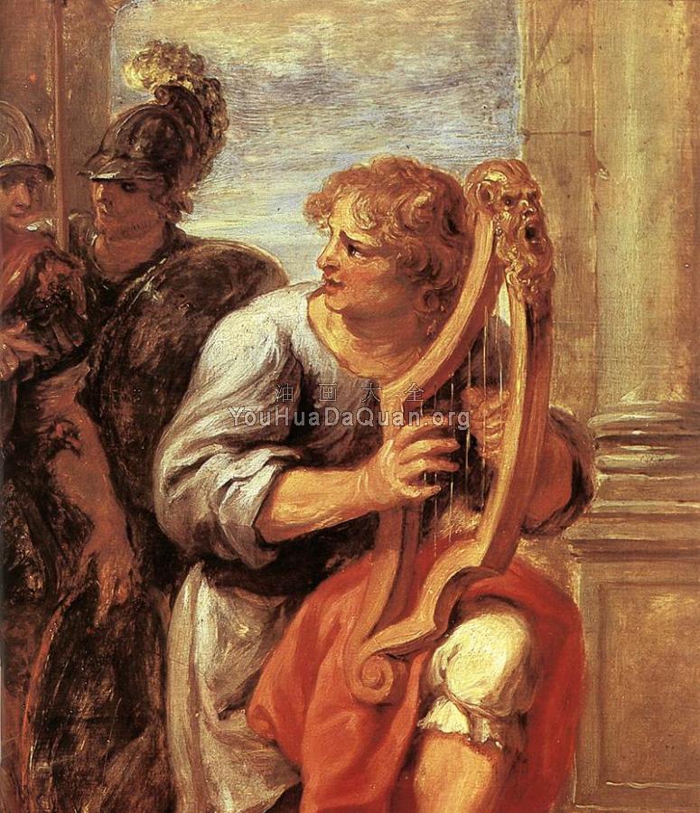 Saul and David detail - 伊拉兹马斯·奎林